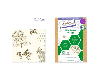 Beeskin Bijenwasdoek Small 17x17 Flower print