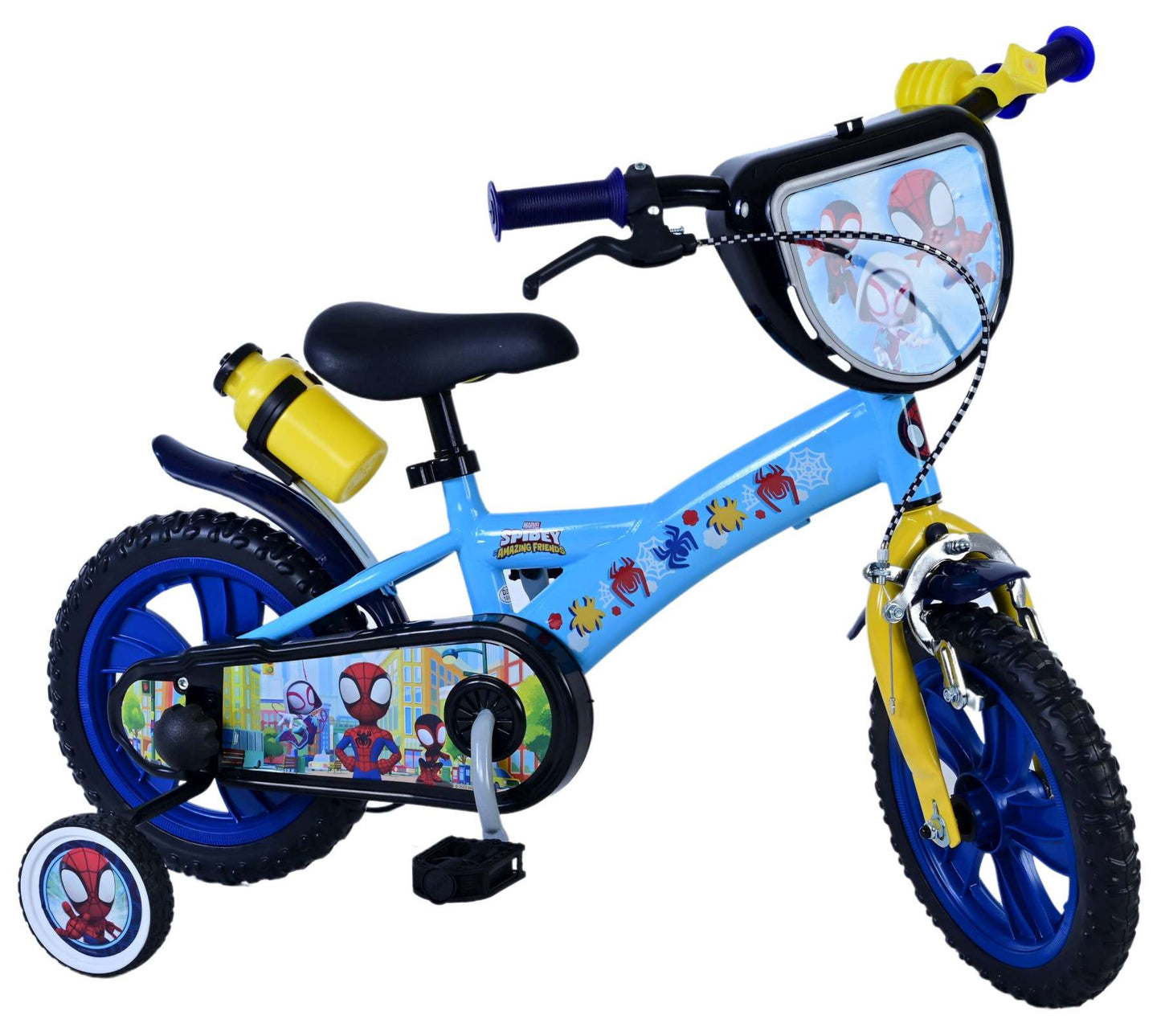 Spidey and his amazing friends Spidey Kinderfiets Jongens 12 inch Blauw