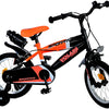 Volare Sportivo Kinderfiets - Jongens - 14 inch - Neon Oranje Zwart - Twee Handremmen