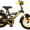 Volare Thombike Kinderfiets - Jongens - 12 inch - Zwart Geel - Twee Handremmen