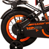 Volare Thombike Kinderfiets - Jongens - 12 inch - Zwart Oranje - Twee Handremmen