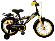 Volare Thombike Kinderfiets Jongens 14 inch Zwart Geel Twee Handremmen - afbeelding 2