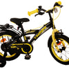 Volare Thombike Kinderfiets - Jongens - 14 inch - Zwart Geel - Twee Handremmen
