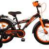 Volare Thombike Kinderfiets - Jongens - 16 inch - Zwart Oranje - Twee Handremmen