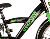 Volare Thombike Kinderfiets Jongens 20 inch Zwart Groen Twee Handremmen - afbeelding 7