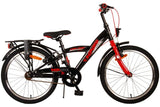 Volare Thombike Kinderfiets Jongens 20 inch Zwart Rood Twee Handremmen - afbeelding 1