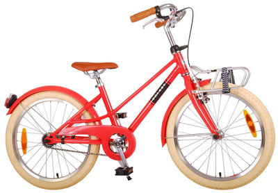 Volare Melody Kinderfiets - Meisjes - 20 inch - Koraal Rood - Prime Collection