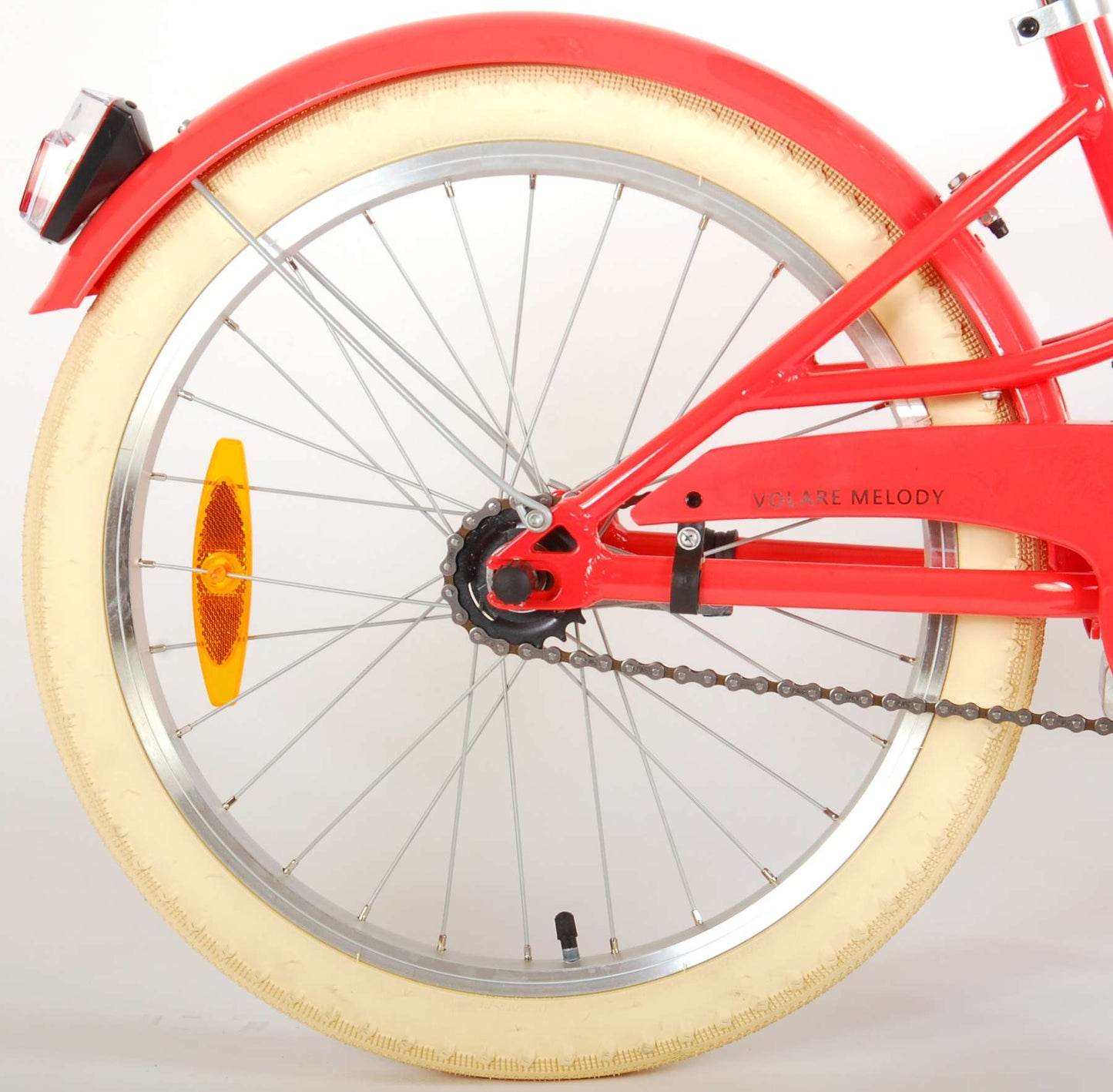 Volare Melody Kinderfiets - Meisjes - 20 inch - Koraal Rood - Prime Collection