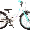 Volare Glamour Kinderfiets - Meisjes - 18 inch - Wit Mint Groen - Prime Collection