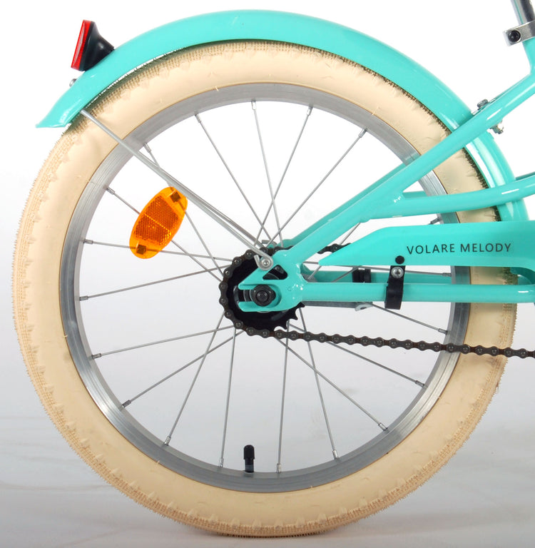 Volare Melody Kinderfiets Meisjes 18 inch Turquoise Prime Collection