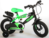 Volare Sportivo Kinderfiets Jongens 12 inch Neon Groen Zwart Twee Handremmen 95% afgemonteerd - afbeelding 3