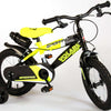 Volare Sportivo Kinderfiets - Jongens - 14 inch - Neon Geel Zwart - Twee Handremmen - 95% afgemonteerd