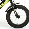 Volare Sportivo Kinderfiets - Jongens - 14 inch - Neon Geel Zwart - Twee Handremmen - 95% afgemonteerd