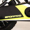 Volare Sportivo Kinderfiets - Jongens - 14 inch - Neon Geel Zwart - Twee Handremmen - 95% afgemonteerd