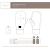 Weathergoods sweden weathergoods sweden reflecterende wanten silver m l