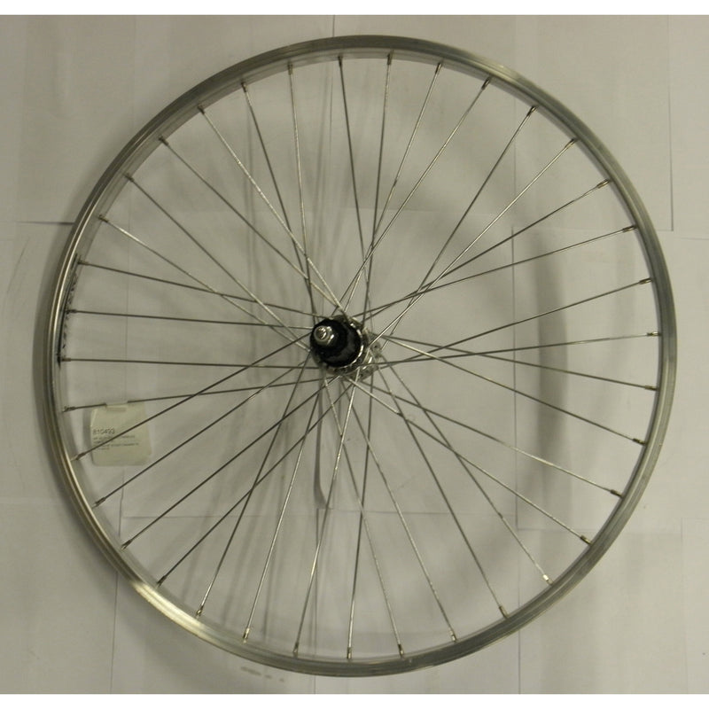 Achterwiel 26-1.75 559 8v cass vast alu velg paralex zilver