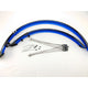 Spatbordset 28 inch zwart blauw + stang