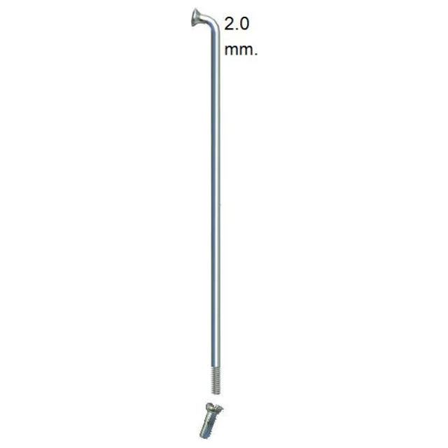 Sapim spaken 14-190 rvs met nippel