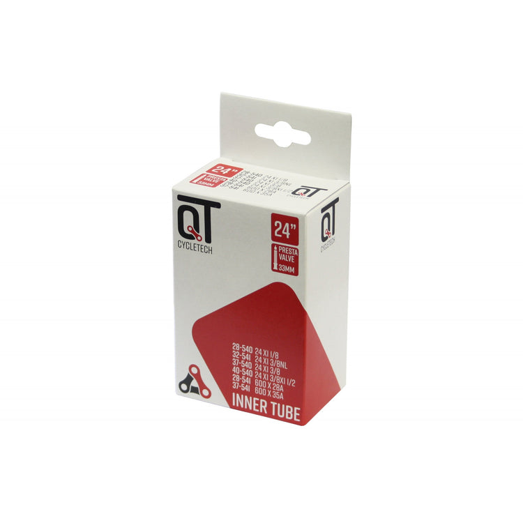 Qtcycletech Qt binnenband sv9 24 inch 24x13 8 37-540 sv 33 mm 2217366