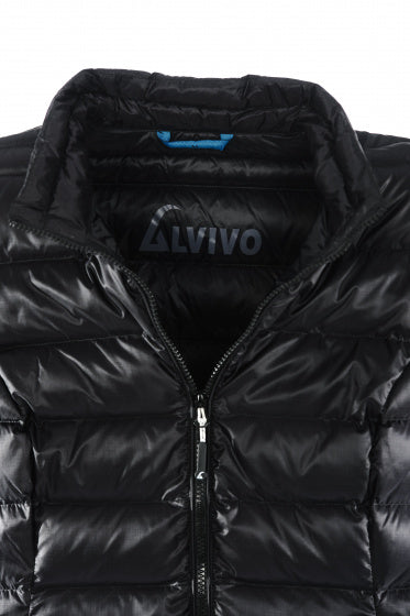 Alvivo Outdoorjack Helsinki dames nylon dons zwart maat 3XL