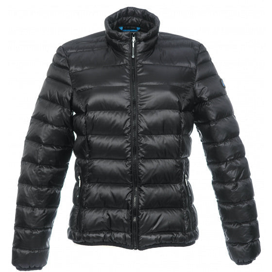 Alvivo Outdoorjack Helsinki dames nylon dons zwart maat XS