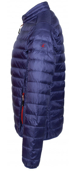 Alvivo Outdoorjas Workuta heren nylon blauw rood mt XS