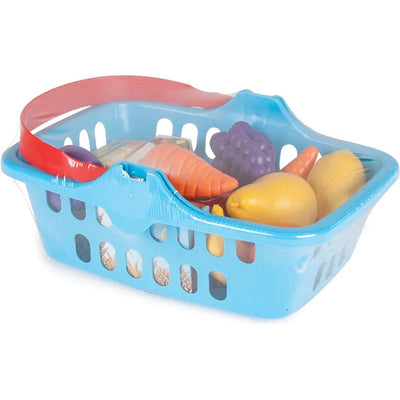 Pilsan Speelgoedfruitmand blauw 17-delig