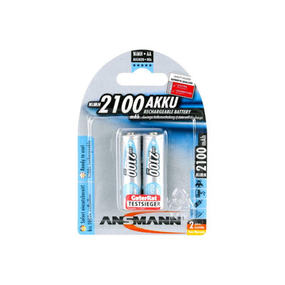 Ansmann Batterijen NiMH Accu Mignon AA 2100 mAh 2 stuks