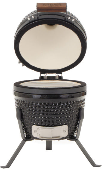 Arbaer Kamado Small Ø 13 inch met Frame Keramisch Zwart