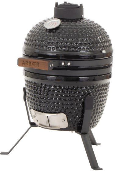 Arbaer Kamado Small Ø 13 inch met Frame Keramisch Zwart