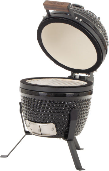 Arbaer Kamado Small Ø 13 inch met Frame Keramisch Zwart
