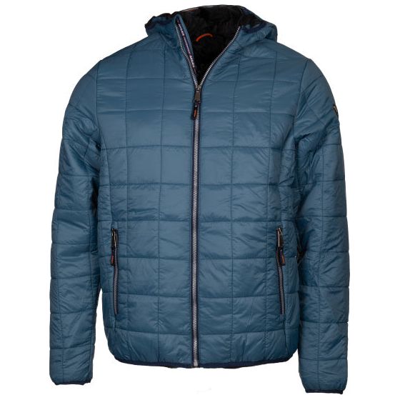 Arbaer Aaron Padded Jacket Heren Jeansblauw Maat 3XL