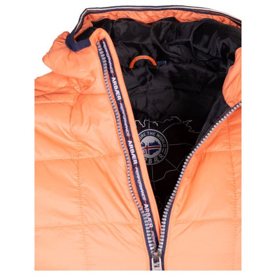 Arbaer Aaron Padded Jacket Heren Koraaloranje Maat L