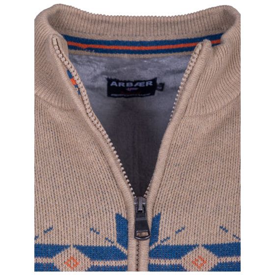 Arbaer Antonio Norwegian vest heren zandkleurig maat M
