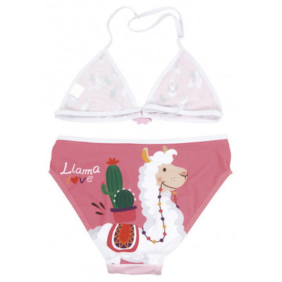 Arditex Bikini Llama triangle meisjes polyester roze maat 14 jaar