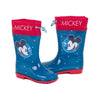 Arditex Regenlaarzen Mickey junior PVC donkerblauw rood maat 28