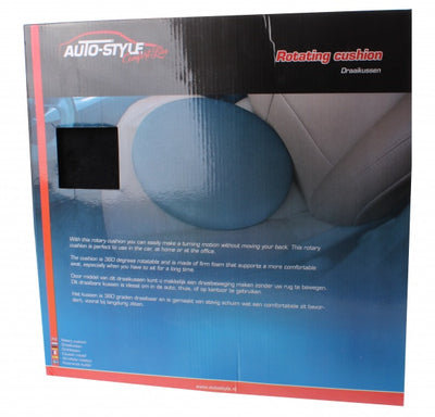 Autostyle Draaikussen Comfortline 39 cm polyester zwart