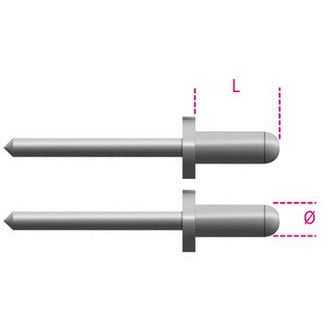 Beta 1741rv aluminium blindklinktang nagels 2,9k (p 100)