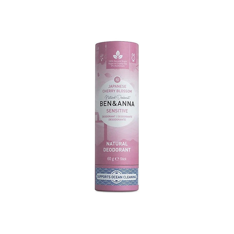 Ben Anna Deodorant in Papiertube Sensitive Cherry Blossom 60 gram