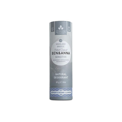 Ben Anna Deodorant in Papiertube Sensitive Highland Breeze 60 gram