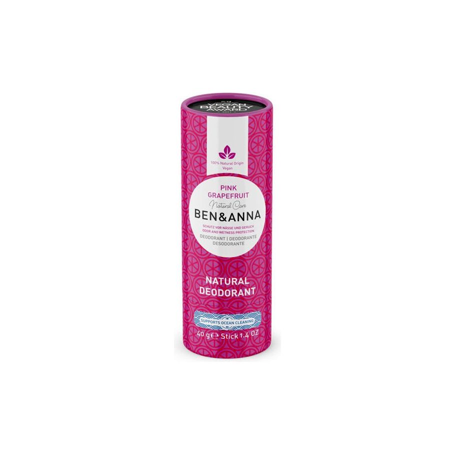 Ben Anna Deodorant in Papiertube Pink Grapefruit 40 gram