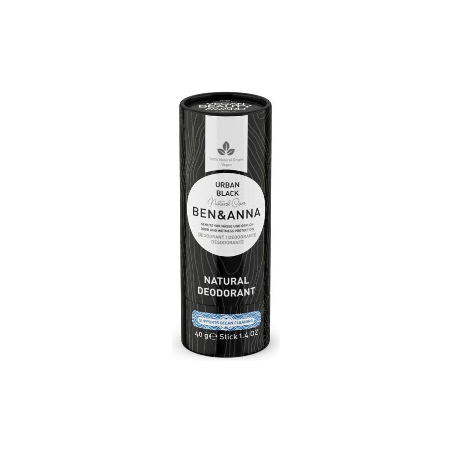 Ben Anna Deodorant in Papiertube Urban Black 40 gram