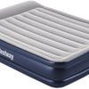 Bestway Luchtbed tritech 46 cm queen 203 cm blauw grijs