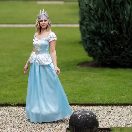 Boland Prinses Maribel verkleedjurk dames blauw maat 36 38