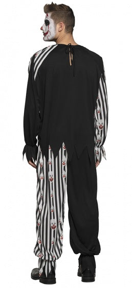 Boland Bloody clown kostuum unisex zwart wit maat 50-52 (M)