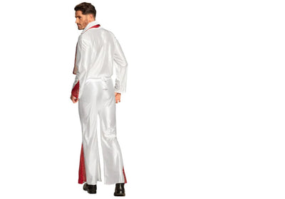 Boland Verkleedpak 'n Roll Ster Heren Wit maat 50 52