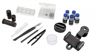 Bresser Microscoop 40x-2000x junior 30 cm staal wit 8-delig