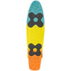 Choke - Big Jim Tricolor skateboard 71 cm blauw geel oranje