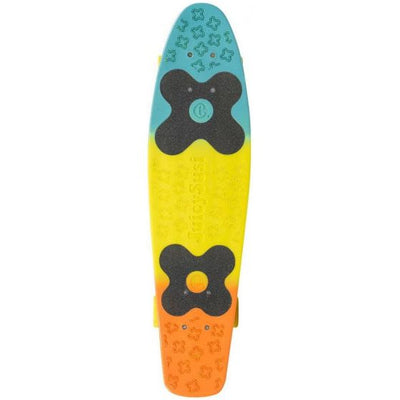Choke - Big Jim Tricolor skateboard 71 cm blauw geel oranje