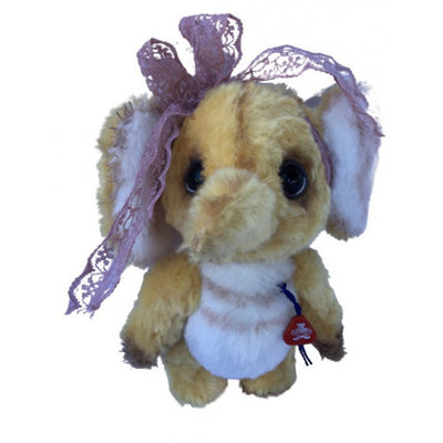 Clemens Gozy knuffelolifant junior 16 cm pluche grijs